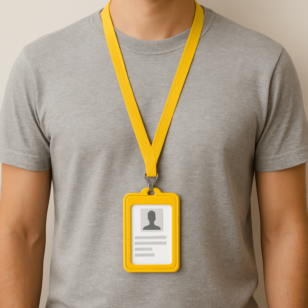 MeSnap on lanyard